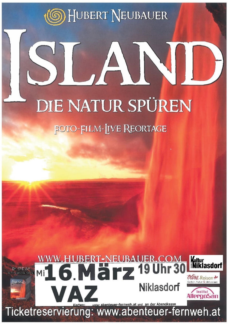 Plakat ISLAND - Die Natur spren