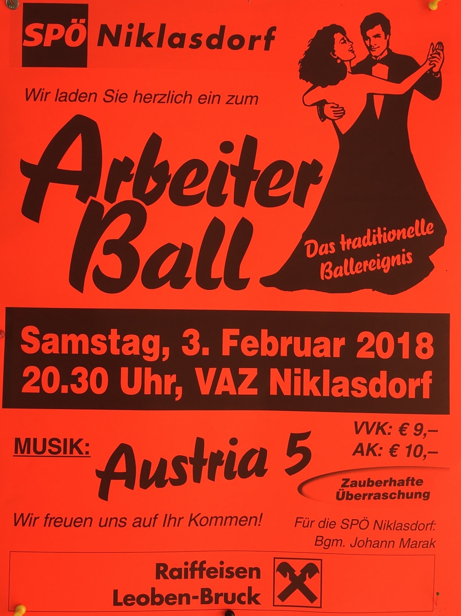 Arbeiterball 2018