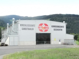 Fa. Stieg GmbH, Sandstrahlung