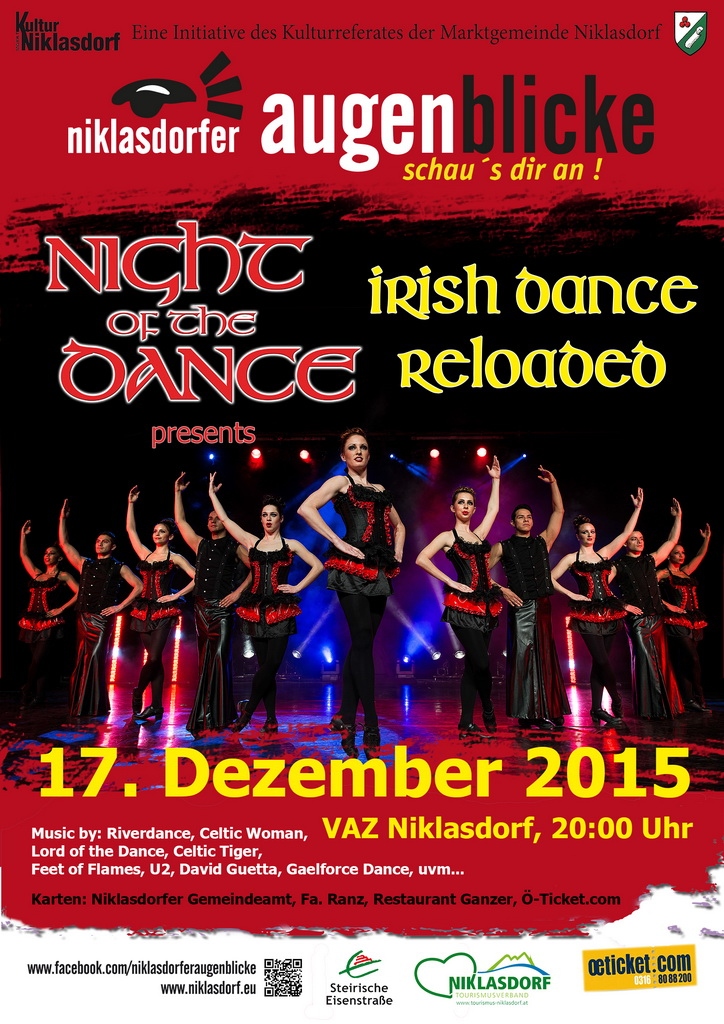 Plakat Night of the Dance - IRISH DANCE reloaded